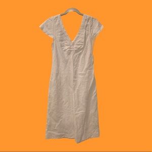Cut loose pure linen dress